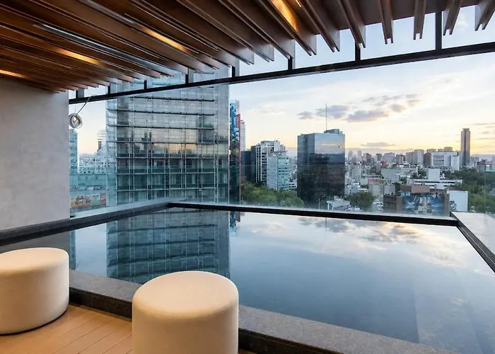Skyline Views In Reforma Pool, Gym, Mexico City