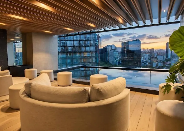 Skyline Views In Reforma Pool, Gym, Holiday home *