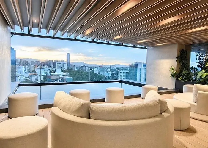 Skyline Views In Reforma Pool, Gym, Holiday home *